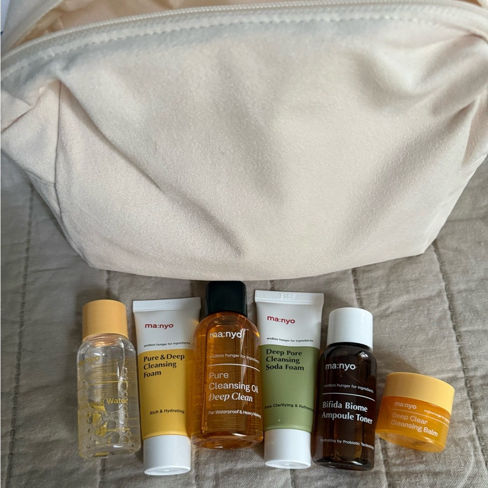 Skincare Cleanser & Exfoliant Set - Cream and Orange
